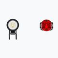 Set di luci per bicicletta Knog Plugger Twinpack nero