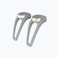 Set di luci per bicicletta Knog Frog V3 Twinpack grigio