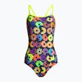 Funkita donna costume da bagno intero con cinturino singolo, ciambelle da inzuppare