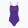 Costume da bagno intero con cinturino singolo Funkita da donna, viola punch