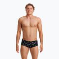 Boxer da bagno da uomo Funky Trunks Classic Trunks nero 4