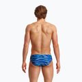 Slip da bagno uomo Funky Trunks Classic Briefs blu/bianco 7