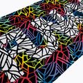 Asciugamano funky in cotone con ragnatela arcobaleno 3