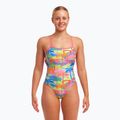 Funkita costume da bagno intero con spalline, poka palm, donna 5