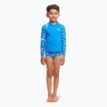 Bambini Funky Trunks Zippy Rash Vest pinna nuoto maniche lunghe 2