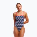 Funkita Donna Costume da bagno intero a gamba alta con anatra seduta 4
