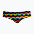 Slip da nuoto uomo Funky Trunks Classic Brief in rainbow