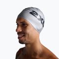 2XU Cuffia da nuoto in silicone argento/argento 3