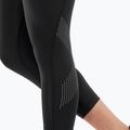 Leggings da allenamento da donna 2XU Motion Mid-Rise Compression 7/8 nero/punto logo riflettente 7