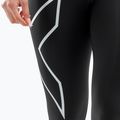 Leggings da allenamento da donna 2XU Core Compression 3/4 nero/argento 7