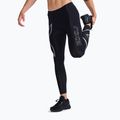Leggings da allenamento da uomo 2XU Core Compression nero/argento 2