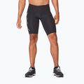 Pantaloncini da allenamento 2XU Core Compression da uomo, nero/argento