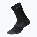 Calzini da corsa 2XU Vectr Cushion Crew nero/titanio