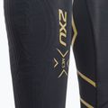 Leggings da allenamento da uomo 2XU Force Compression nero/oro 3