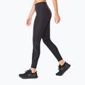 Leggings da allenamento da donna 2XU Force Mid-Rise Compression nero/nero 7