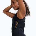 Tuta da triathlon donna 2XU Light Speed Front Zip nero/oro 4