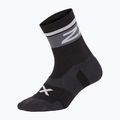 Calzini da corsa 2XU Vectr Cushion Crew bianco/nero