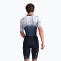 Tuta da triathlon da uomo 2XU Light Speed Sleeved mezzanotte/bianco 2