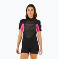 Muta da nuoto donna Rip Curl Omega 2/2 mm Back Zip Springsuit black/pink