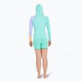 Felpa UV da donna Jetpilot Pacer con cappuccio Rashie verde acqua 3
