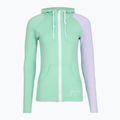 Felpa UV da donna Jetpilot Pacer con cappuccio Rashie verde acqua 4