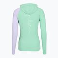Felpa UV da donna Jetpilot Pacer con cappuccio Rashie verde acqua 5