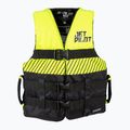 Gilet da uomo Jetpilot Helium F/E Nylon Belay Vest nero/giallo