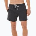 Pantaloncini da bagno Rip Curl Offset Volley da uomo, nero 4