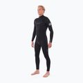 Rip Curl Dawn Patrol 4/3 mm GB ST C/Zip nero da uomo 7