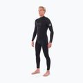 Rip Curl Dawn Patrol 3/2 mm GB B/Zip nera da uomo