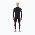 Rip Curl Dawn Patrol 3/2 mm GB B/Zip nera da uomo 3