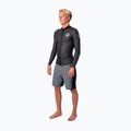 Maglietta Rip Curl Dawn Patrol 1.5mm F/Zip in neoprene nero da uomo 2