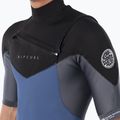 Muta da uomo Rip Curl Dawn Patrol Perf 2/2 mm C/Zip blu/grigio 3