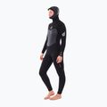 Muta da donna Rip Curl Flashbomb 6/4mm Hooded Chest Zip Steamer black 3