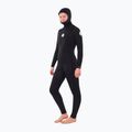 Muta da donna Rip Curl Dawn Patrol 5/4mm Chest Zip Hooded black