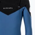 Rip Curl Dawn Patrol 4/3 mm GB ST C/Zip blu/nero da uomo 4