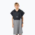 Poncho Rip Curl per bambini Anti-Series nero/grigio 6