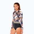 Rip Curl G Bomb 1 mm L/SL F/Zip donna nero/oro Swim Foam