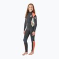 Rip Curl Dawn Patrol 3/2 mm ES B/Zip charcoal schiuma da nuoto per bambini 6