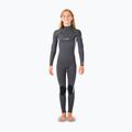 Muta da nuoto per bambini Rip Curl Dawn Patrol Back Zip 4/3mm GB Jr charcoal grey