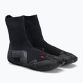 Rip Curl Omega 3 mm S/Toe Zip stivale in neoprene nero 4