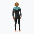 Muta da nuoto Rip Curl Dawn Patrol Perf C/Zip 4/3 mm GB verde scuro da uomo 2