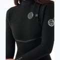 Rip Curl Ebomb 3/2 mm Zip Free donna nero 4