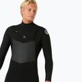 Rip Curl Dawn Patrol 3/2 mm Chest Zip nero schiuma nuoto uomo 3