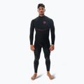 Uomo Rip Curl Flashbomb Fusion 3/2 mm Zip Free Swim Foam Nero