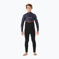 Rip Curl Flashbomb 4/3 mm Chest Zip viola notte schiuma nuoto bambini