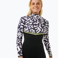 Muta da donna Rip Curl E-Bomb 4/3mm Zip Free Sublimed nero/ lime 5