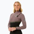 Muta Rip Curl Ebomb 3/2 mm Zip Free donna melanzana 4