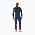 Rip Curl Dawn Patrol 4/3mm Chest Zip viola notte muta da uomo 2