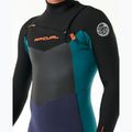 Rip Curl Dawn Patrol 4/3mm Chest Zip viola notte muta da uomo 5